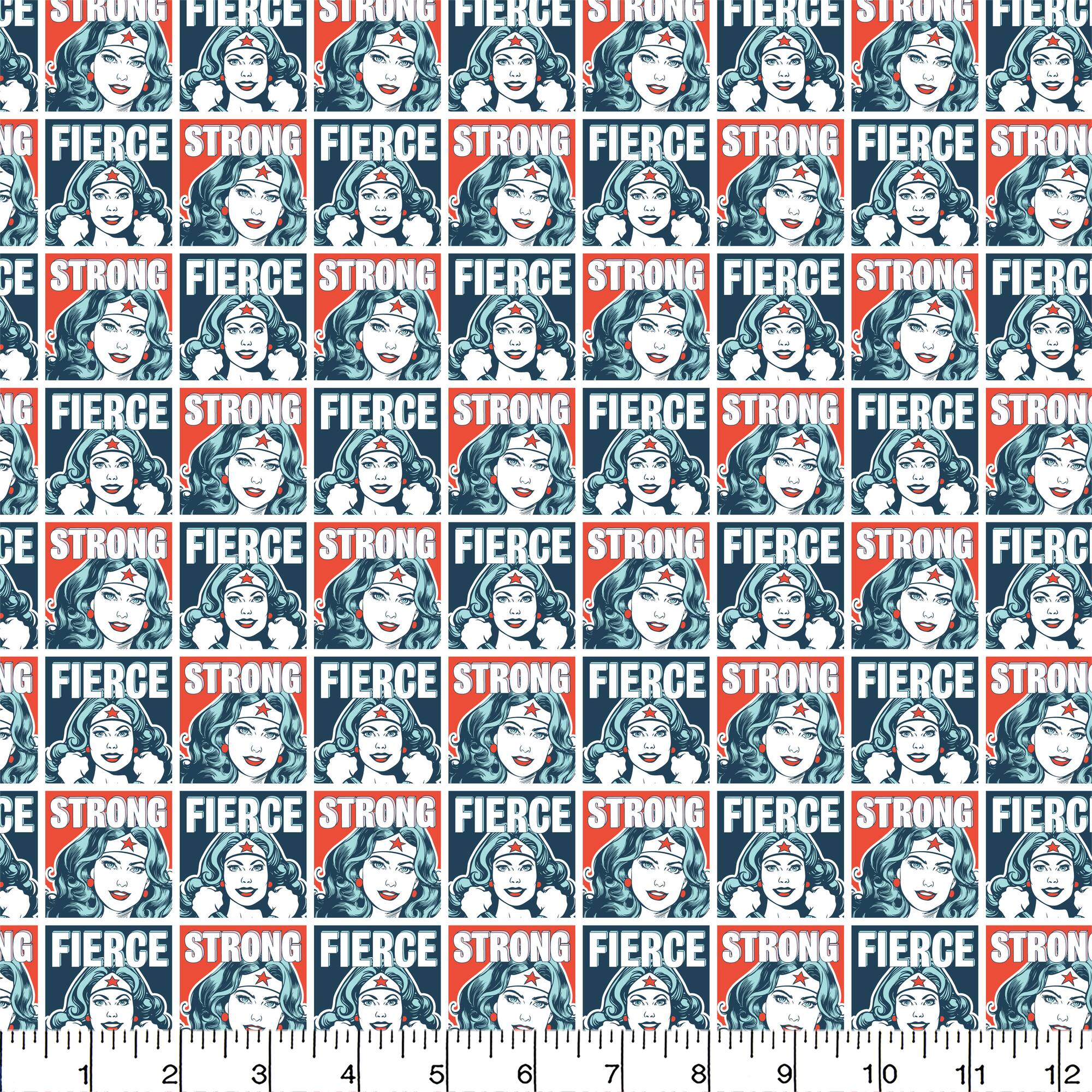 DC Comics Wonder Woman™ Strong & Fierce Cotton Fabric